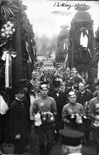 Beerdigung Graf Zeppelin Stuttgart 1917
