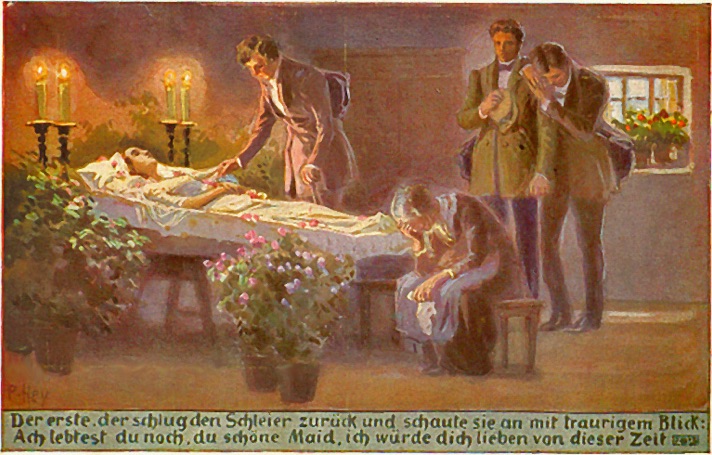 es zogen drei burschen wohl über den rhein