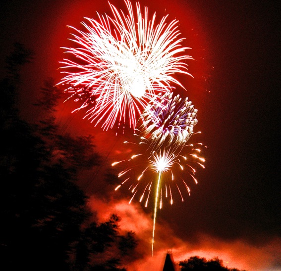 Feuerwerk Parkfest Bad Bergzabern