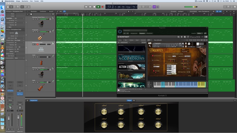 logic pro arrangierfenster