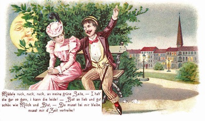 Mädel ruck an meine grüne Seite