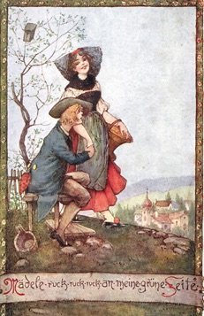 Mädel ruck an meine grüne Seite