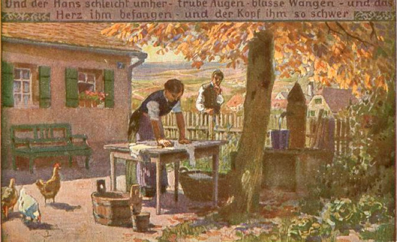 und der hans schleicht umhehr