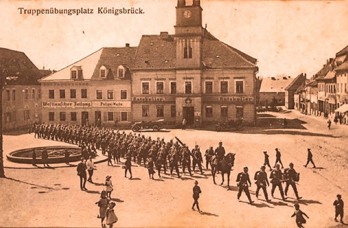 Bildpostkarte um 1914 K&ouml;nigsbr&uuml;ck