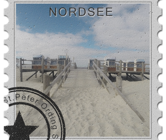 Wo die Nordseewellen