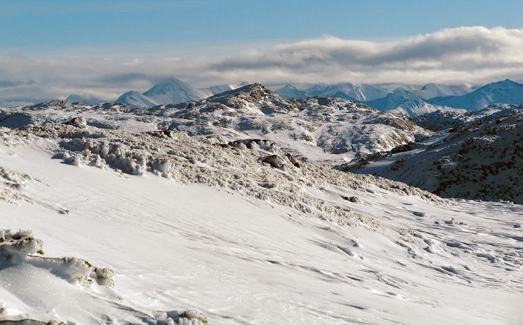 Auf dem Krippenstein (Dachsteingebirge) in Österreich, Salzkammergut.